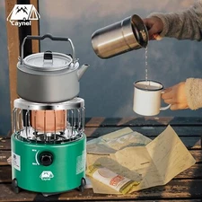 2 in 1 Portable Propane Heater Indoor Gas Stove Equipment for Outdoor Household