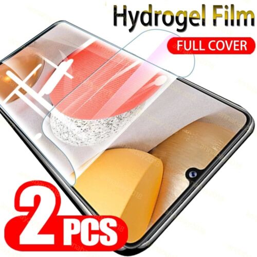 2X HYDROGEL Screen Protector For Samsung Galaxy S24 S23 S22 S21 S20 S10 S9 S8 - Picture 1 of 11