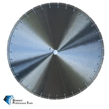 24" Diamond Saw Blade Fast Cut Concrete Brick Paving Stone Laser Welded 1" Arbor