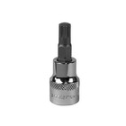 Sealey Spline Socket Bit M8 3/8"Sq Drive Chrome Vanadium Steel