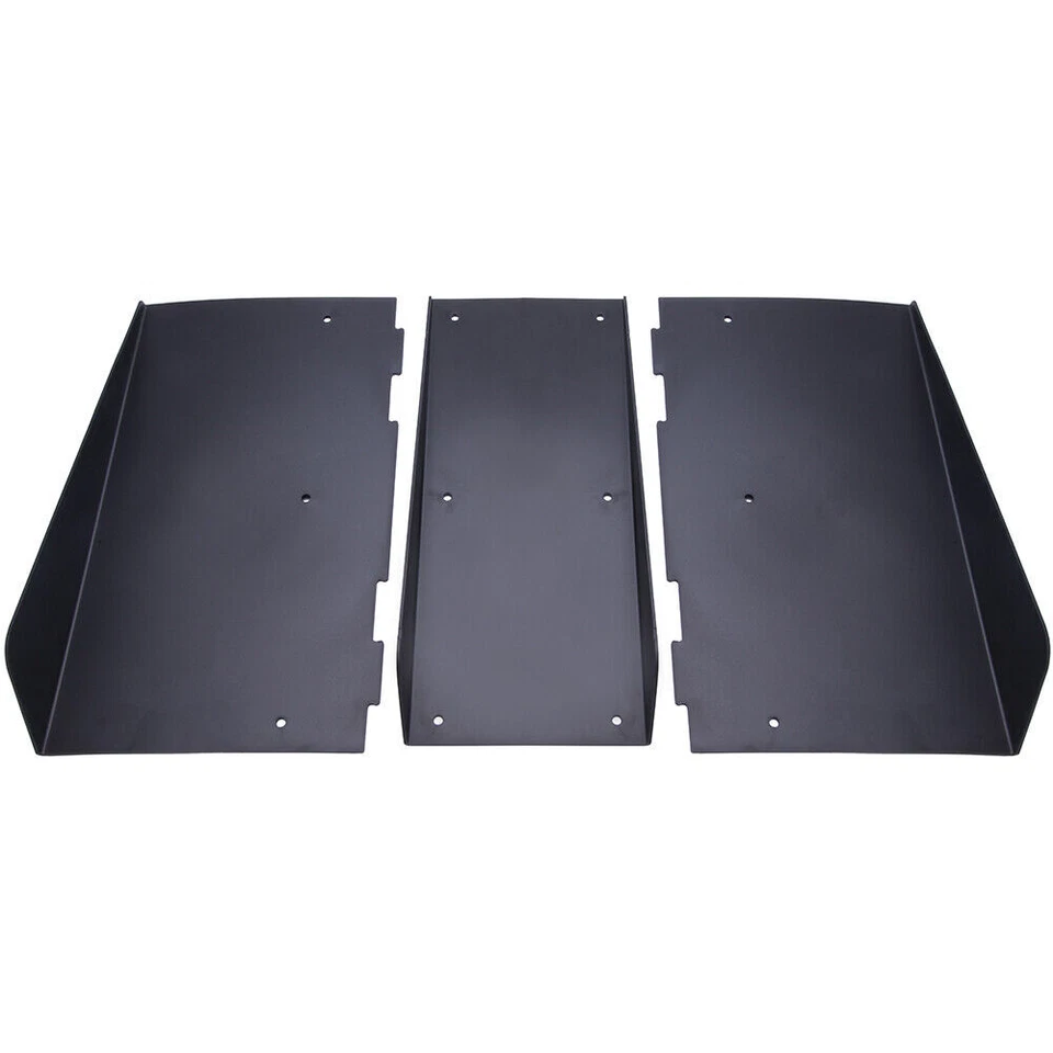 Rear Diffuser 4 Shark Fins Bumper Lip Splitter Spoiler Body Kit For Volvo 242 - Image 4 of 4