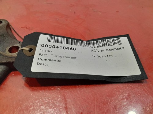 2019 NISSAN MICRA Turbocharger - Picture 4 of 4