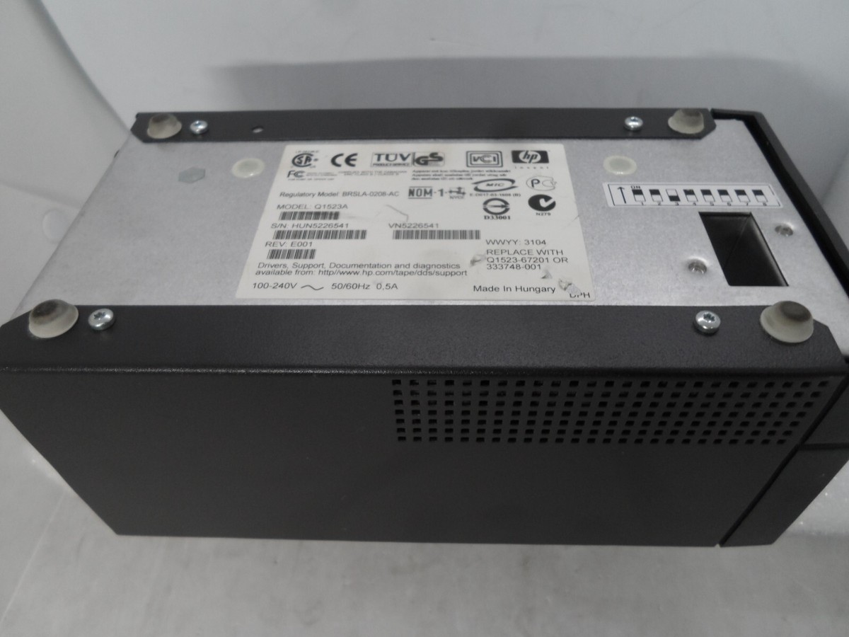 HP HEWLETT-PACKARD DDS SCSI DAT テープデッキ HP HPe 4mm External LVD SCSI DAT72 DDS5 Tape Drive Q1523A