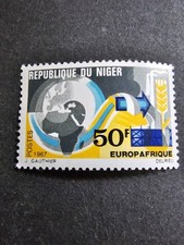 TIMBRE NIGER EUROPAFRIQUE N°205 NEUF ** LUXE MNH 1967