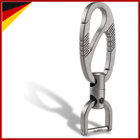 Karabiner SchlüSselanhäNger Titan Dual-Gate Schnellverschluss Edc Organizer FüR