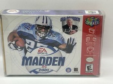 Madden NFL 2001 N64 Nintendo 64 Eddie George Titans Almost Complete