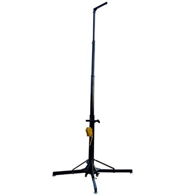 550LB Load Heavy Duty Adjustable Speaker Stand with Crank, 19.7 Outriggers&Truss