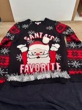 Christmas Sweater - Women's - Santa's Favorite - Size M