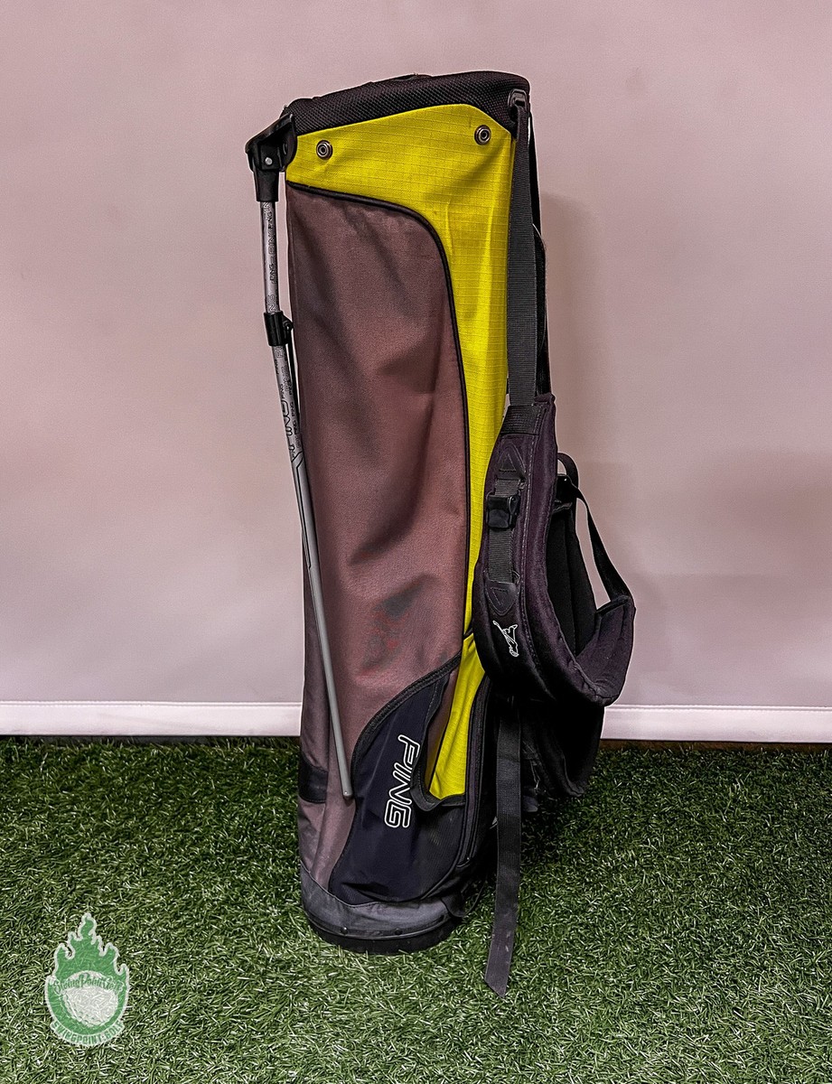 Used Ping Golf Cart/Carry Stand Bag 4-Way Green E2 Enhanced