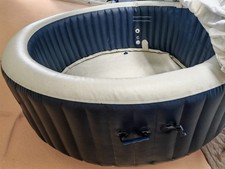 Intex Bain spa gonflable PureSpa SB-H20 rond bleu/blanc avec pompe. BEG