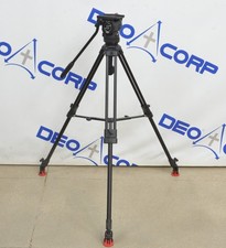 Sachtler FSB 6 Fluid Head Sideload With Sachtler Tripod And Pan Bar