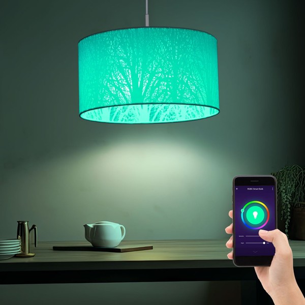 HäNgelampe HäNgeleuchte Pendellampe Appsteuerung Farbwechsler Dimmbar Timer Led-image
