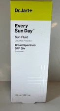 DR. JART Every Sun Day Sun Fluid Sunscreen SPF 50+ 100ml/3.38floz NEW FREE Ship