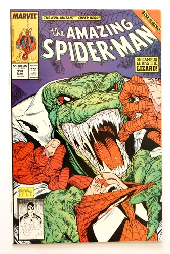AMAZING SPIDER-MAN  313  LIZARD  VF/NM  MARVEL 1989  McFARLANE