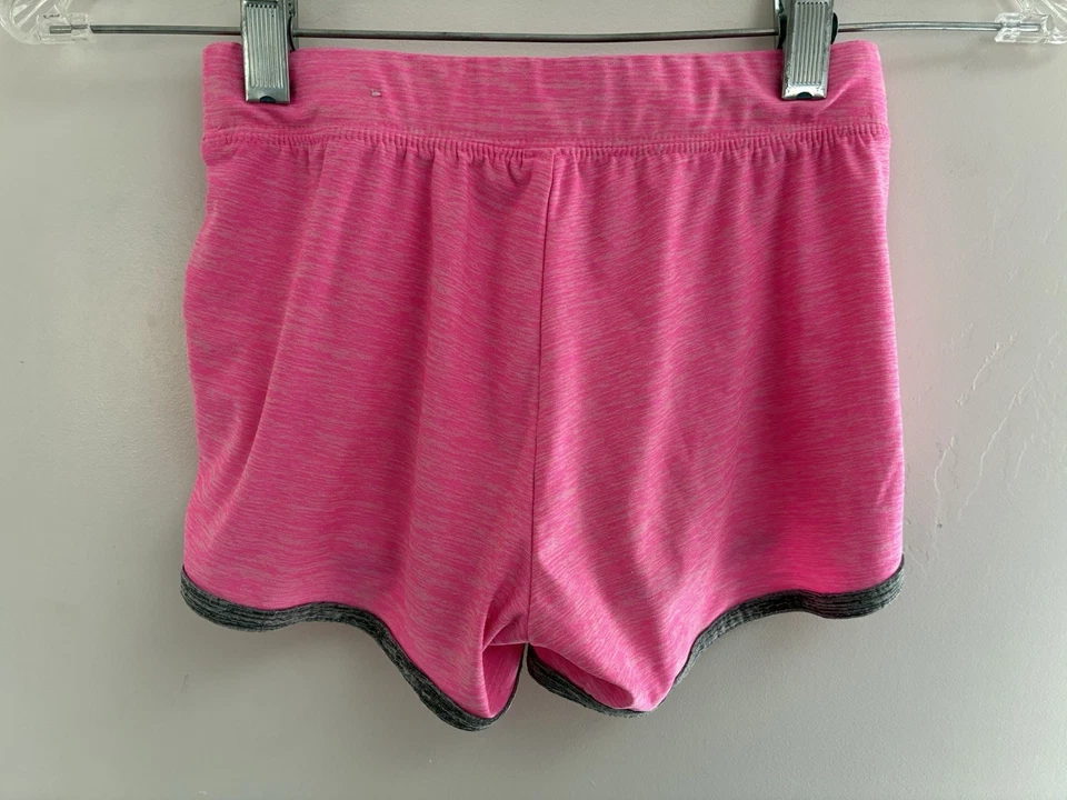 Pantalones Cortos Justice Niños Niñas Gris Rayas Poliéster Cintura Elástica Rosa 6/7 Foto 4 de 4