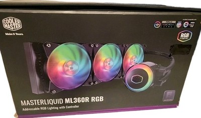 Cooler Master MasterLiquid ML360R RGB 360mm AIO CPU Cooler Open Box Untested