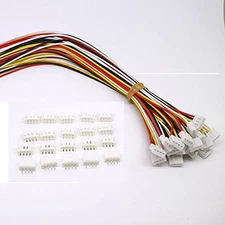 20 Sets Mini Micro Jst 2.0 Ph 4 Pin Connector Plug Male with 150Mm Cable & Femal