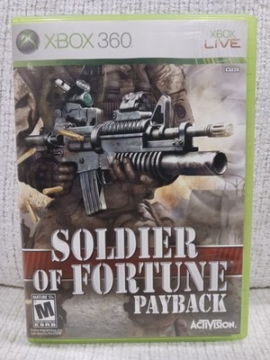 Soldier of Fortune: Payback Complete CIB VG (Microsoft Xbox 360, 2007) TESTED