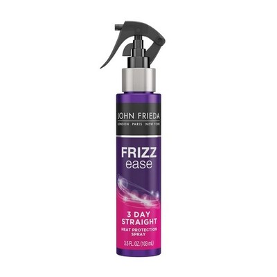 Heat-Activated Anti-Frizz Styling Spray - 3.5 Oz for Smooth, Straight Hair