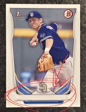 Error TREA TURNER 2014 Bowman Draft Silver FOIL MISSING #DP10 Phillies Rare 🍓