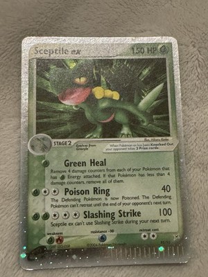 Sceptile EX 93/95 Team Magma vs Team Aqua Holo E Reader LP-MP