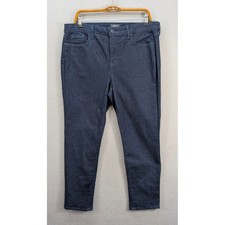 NYDJ Sheri Slim Lift Tuck Technology Denim Jeans Women's 14 Dark Wash High Rise