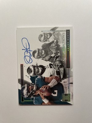 2021 Impeccable - Canvas Creations - Jalen Hurts - SILVER AUTO /25 -  Eagles