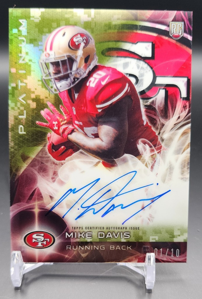 Mike Davis Topps Platinum #106 Camo Refractor