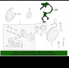 Genuine Nissan ABS Sensor 479A7-6RA0A  HARNESS 
