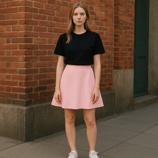 Kate Spade New York Youth 14Y Pink Polka Dot Skirt