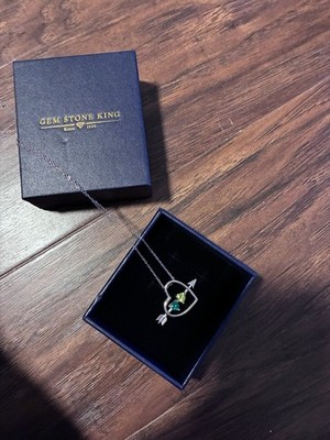 Gem Stone King Birthstone Silver Necklace
