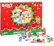 Bluey Mini Figures Christmas Advent Calendar, 24-Day Christmas Calendar NEW