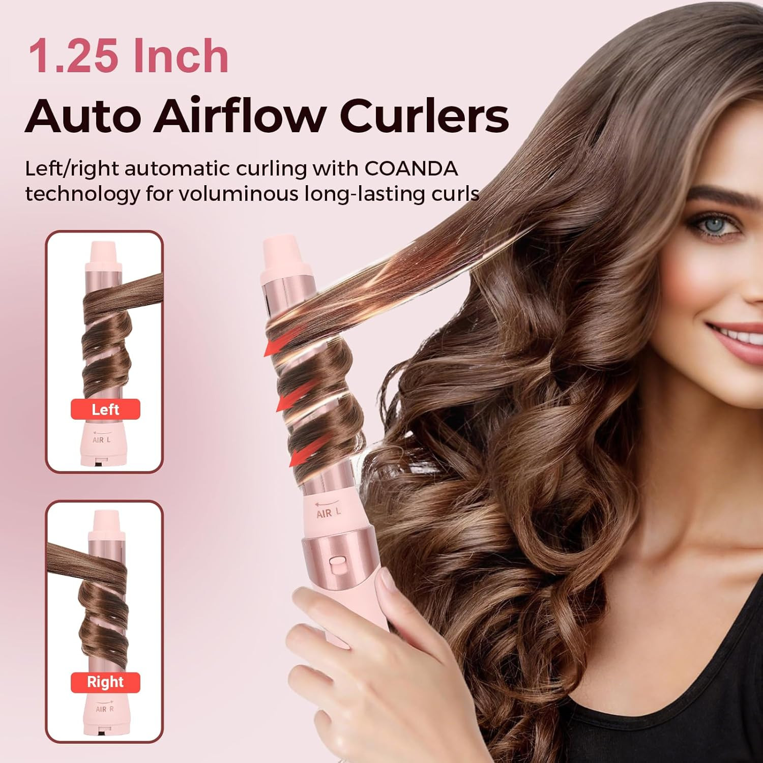 6-In-1 Multi Hair Styler | Air Styling & Drying System | Powerful Hair Dryer Bru