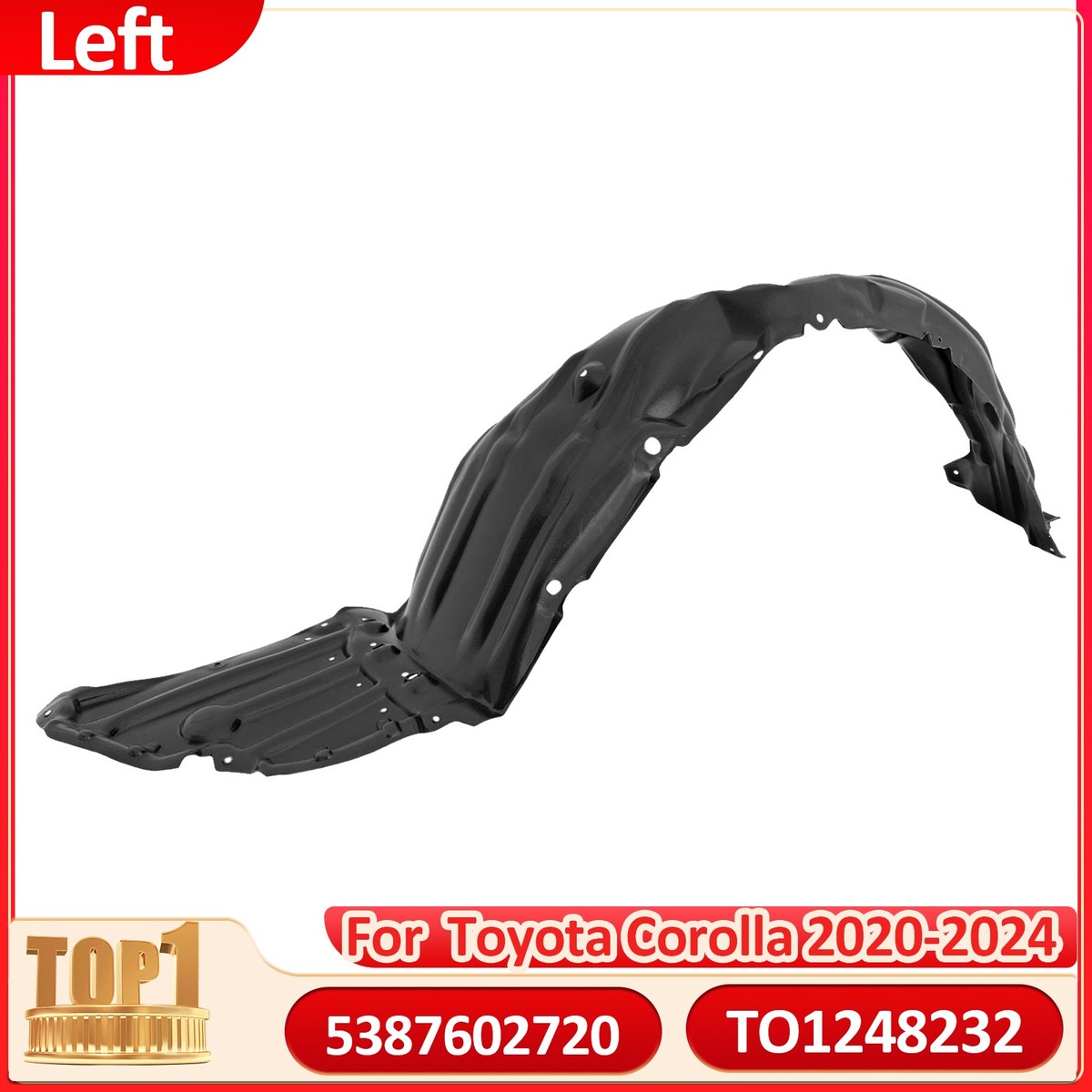 Fender Liners Front Driver Left Side Hand 5387602720 for Toyota Fender Liners Front Driver Left Side Hand 5387602720 for Toyota