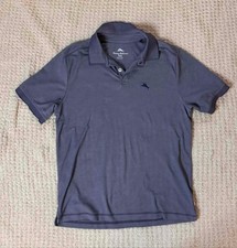 Tommy Bahama Blue Marlin Polo Shirt Mens Medium Blue Short Sleeve Casual Golf