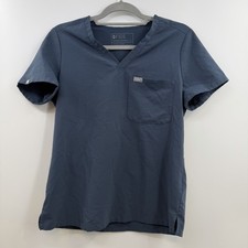 Figs Catarina One Pocket Scrub Top Womens S Dark Harbor FW1000