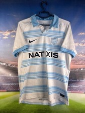 Racing 92 Jersey France Rugby Union Shirt Nike Multicolor Polyester Men Size M