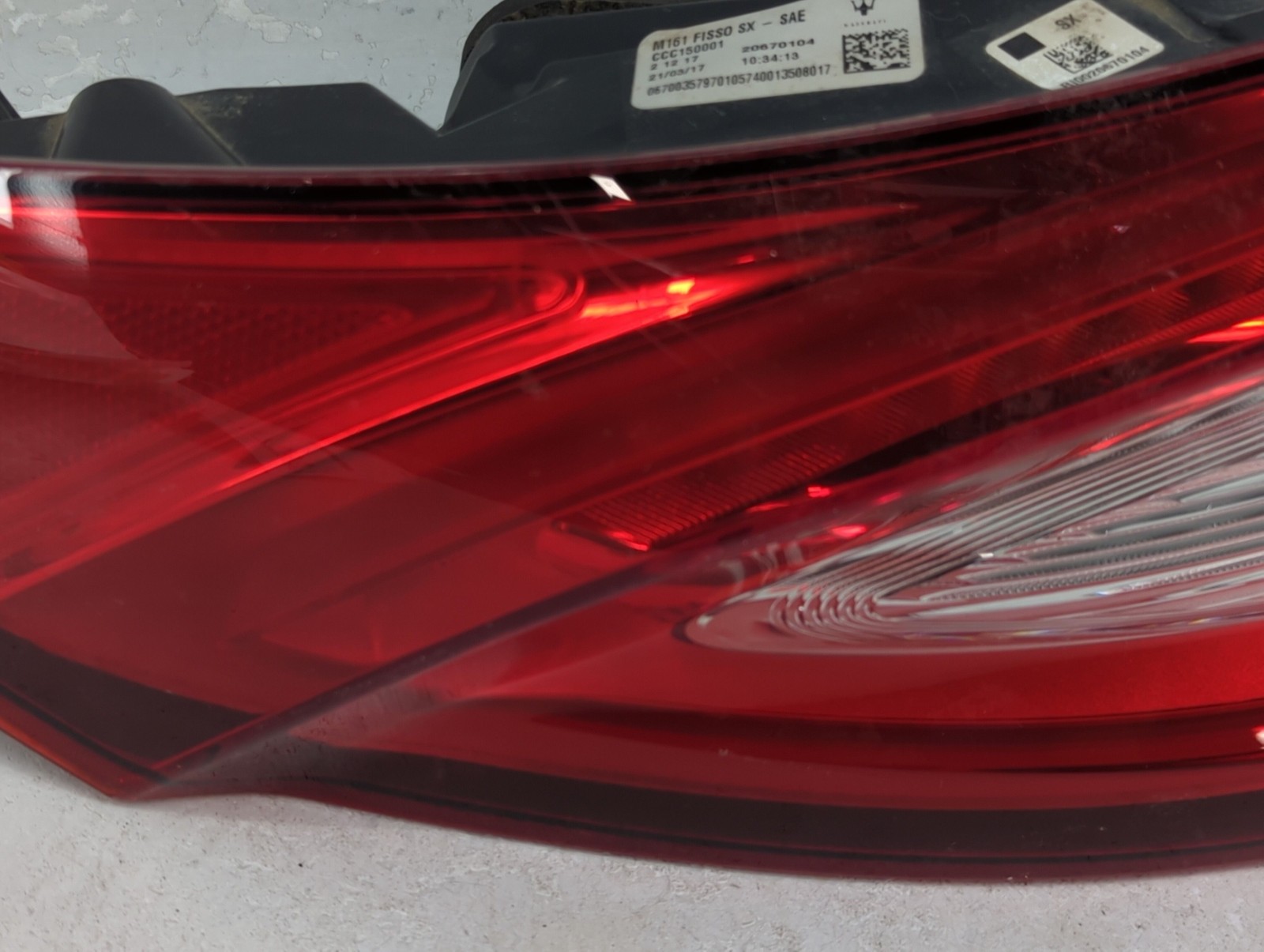 Maserati Ghibli 2017 Left Tail light