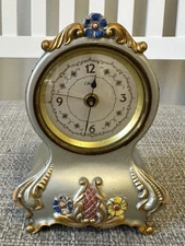 VTG! Cherie Musical Alarm Clock Made in Germany Mechanical Movement WORKS!