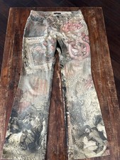 Roberto Cavalli Men  s Renaissance Denim Jeans Small-Rare