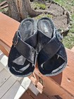 WOMENS ALEGRIA VANYA  NIGHT VISION BLACK SLIDE SANDALS SZ 38/8 VYA 7410 — photo 3