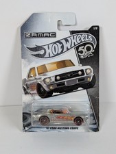 2018 Hot Wheels '67 Ford Mustang Coupe 50th Anniversary ZAMAC Edition 1/8 FRN24