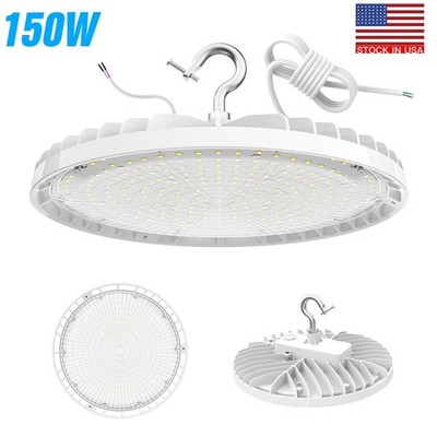 KUKUPPO 150W Led UFO High Bay Light Industrial Factory Warehouse LED Shop Lights