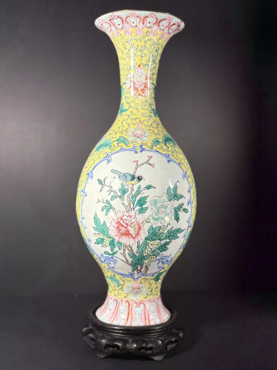 黄色1900-1940 中国古董花瓶| eBay
