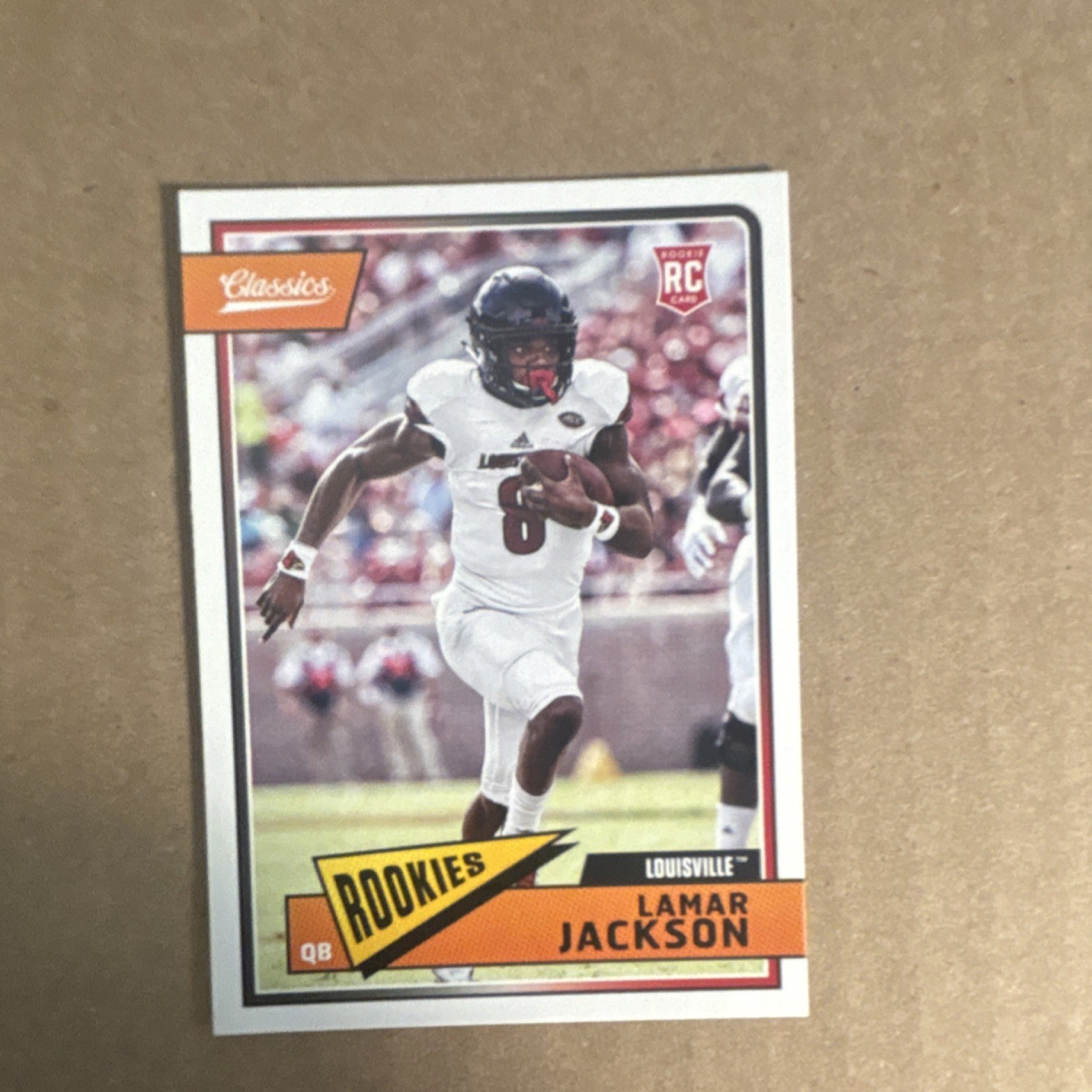 2018 Panini Classics Rookies Lamar Jackson #209 Louisville Cardinals Rookie