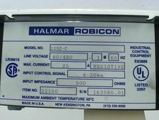 Halmar Robicon 125Z-C Power Controller 25A 80-480VAC