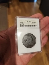 1803 draped bust large cent S-258 VG 10