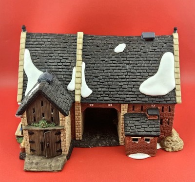 Department 56 Butter Tub Barn Dickens Village Series 58338 W/Box & Light TESTED 