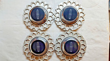 1990 - 97 Lincoln Town Car Set Of 4 - Oem Center Caps For Aluminum Spoke Wheels 1990 - 97 Lincoln Town Car Set Of 4 - Oem Center Caps For Aluminum Spoke Wheels