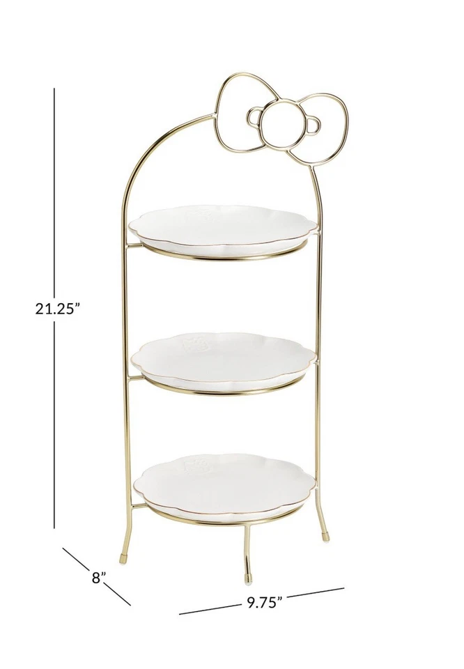 Bandeja de 3 niveles Pottery Bar Hello Kitty Foto 2 de 2